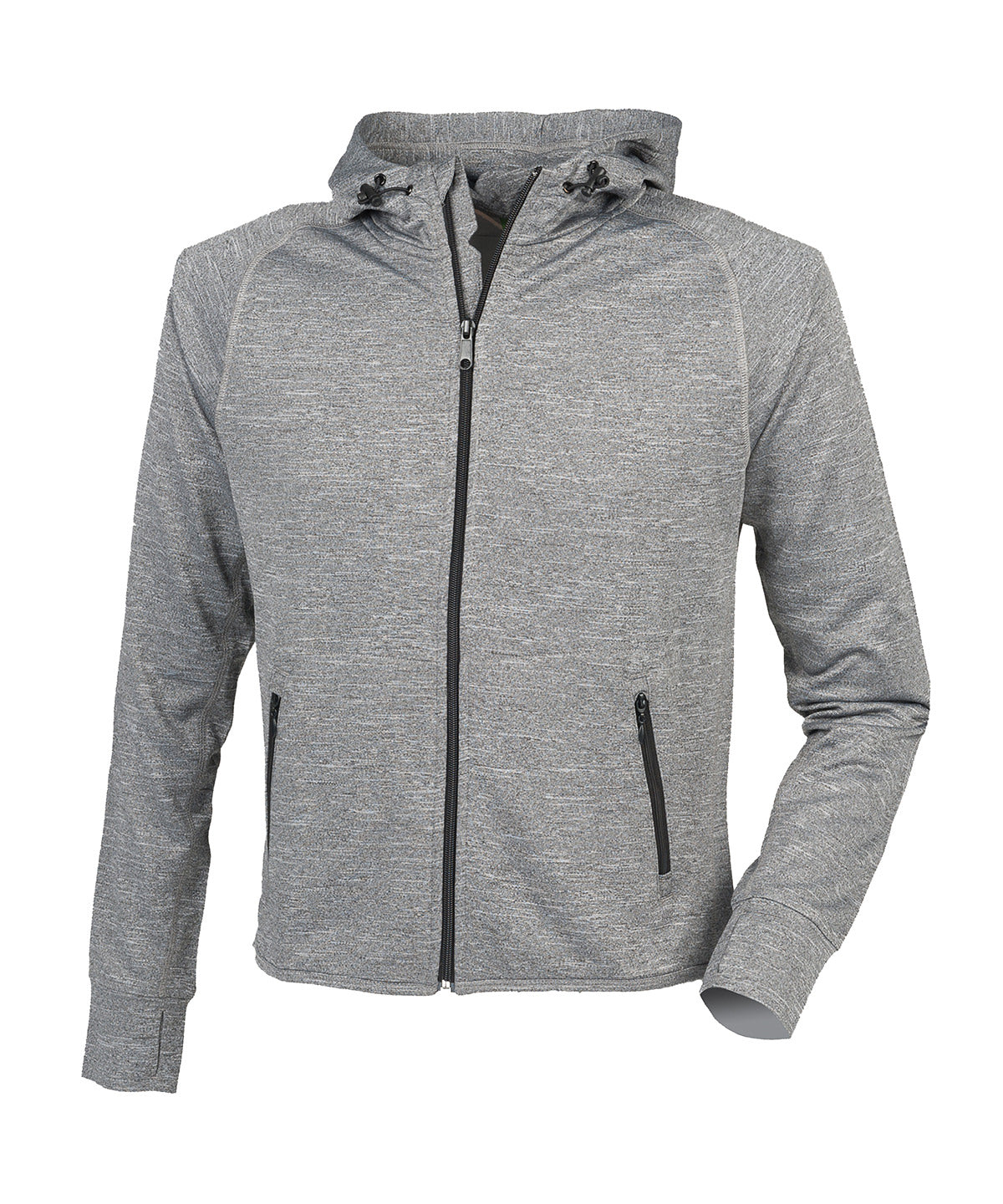 Hoodies - Huvtröja med Reflekterande Detaljer Grey Marl