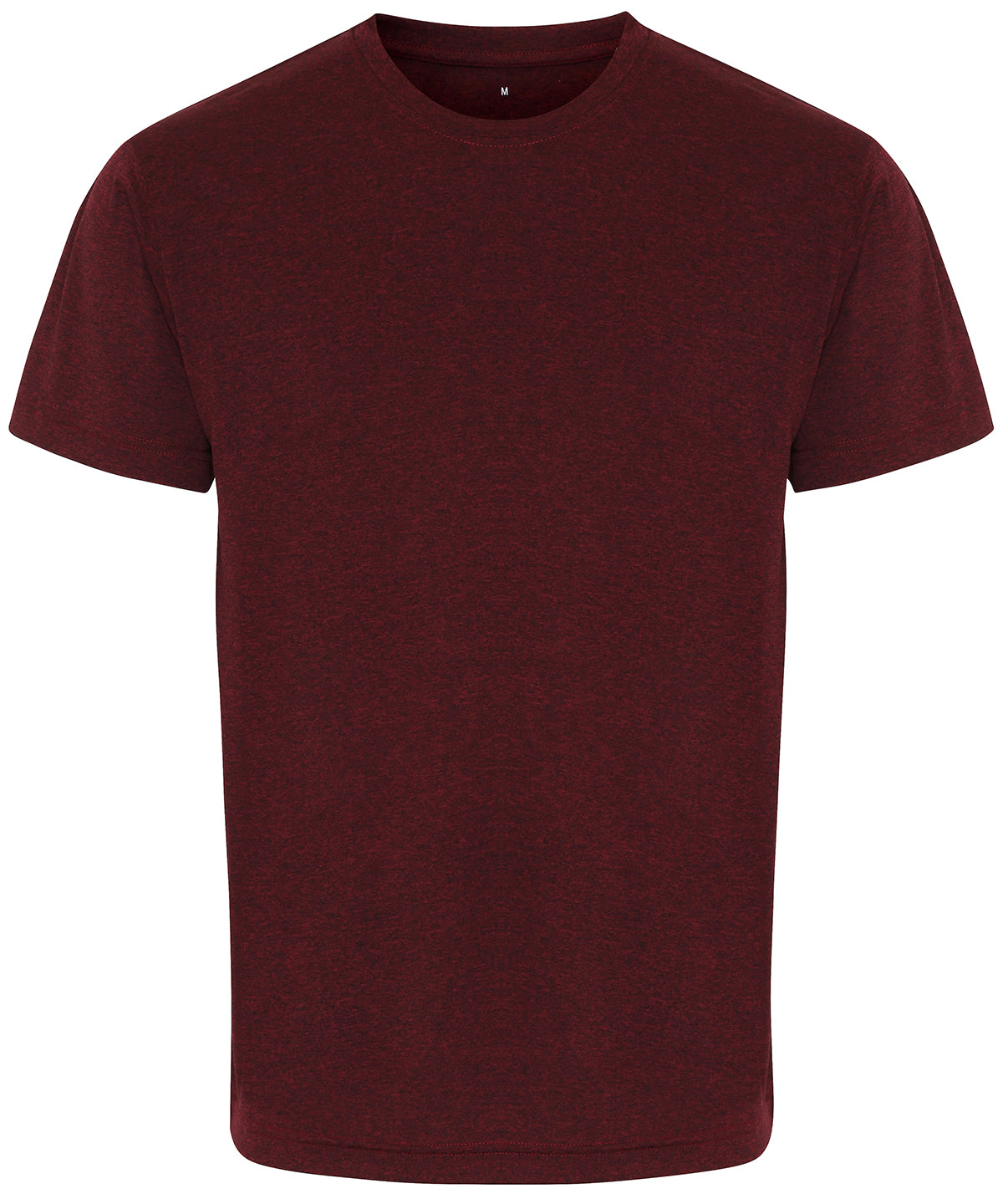 T-Shirts - TriDri prestanda t-shirt för herrar Burgundy Black Melange