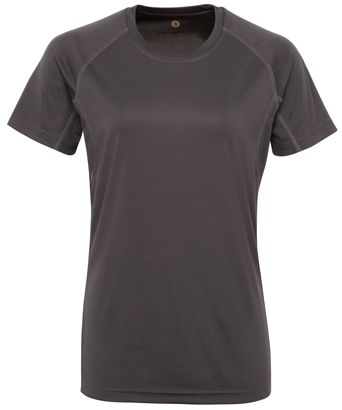 T-Shirts - Dam TriDri Panelteknik T-shirt Charcoal