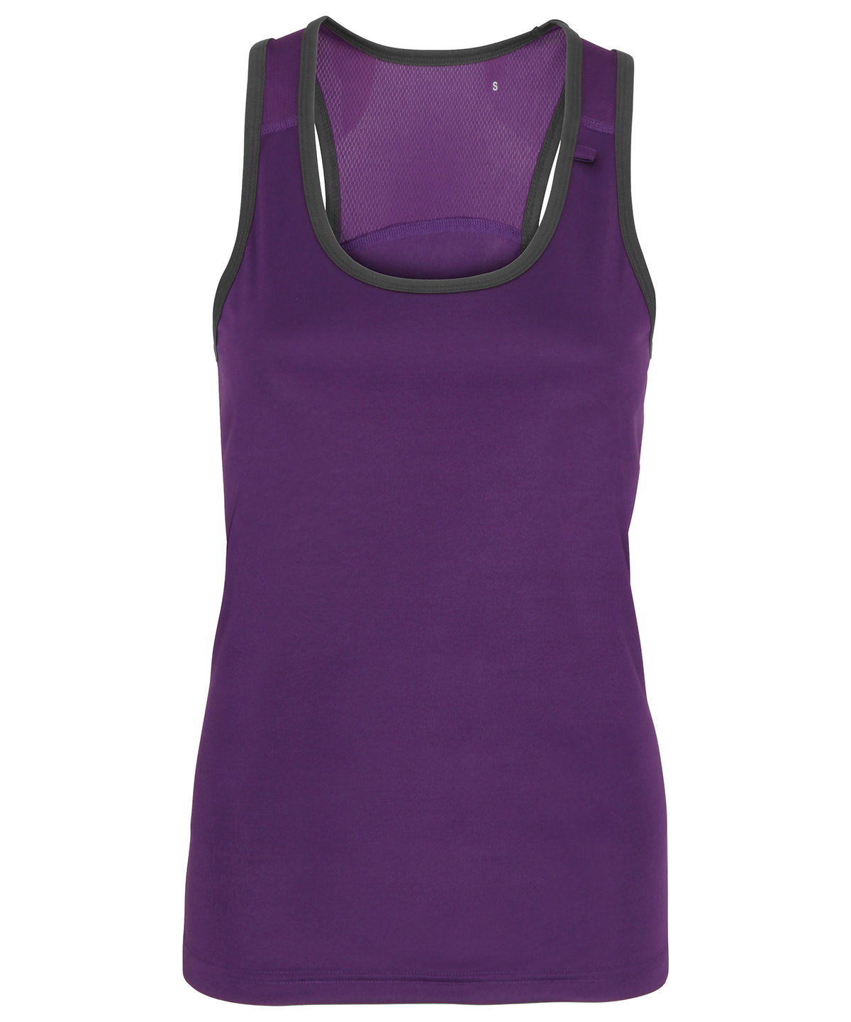 Vests - Panelerat träningslinne för dam Purple Charcoal