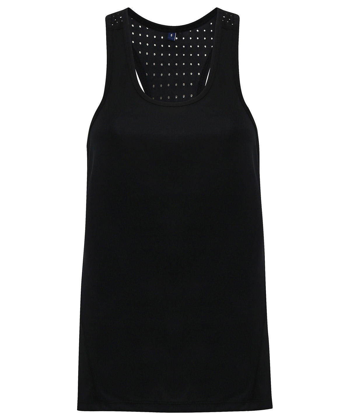 Vests - Linne med laser-cut detaljer – dam Black