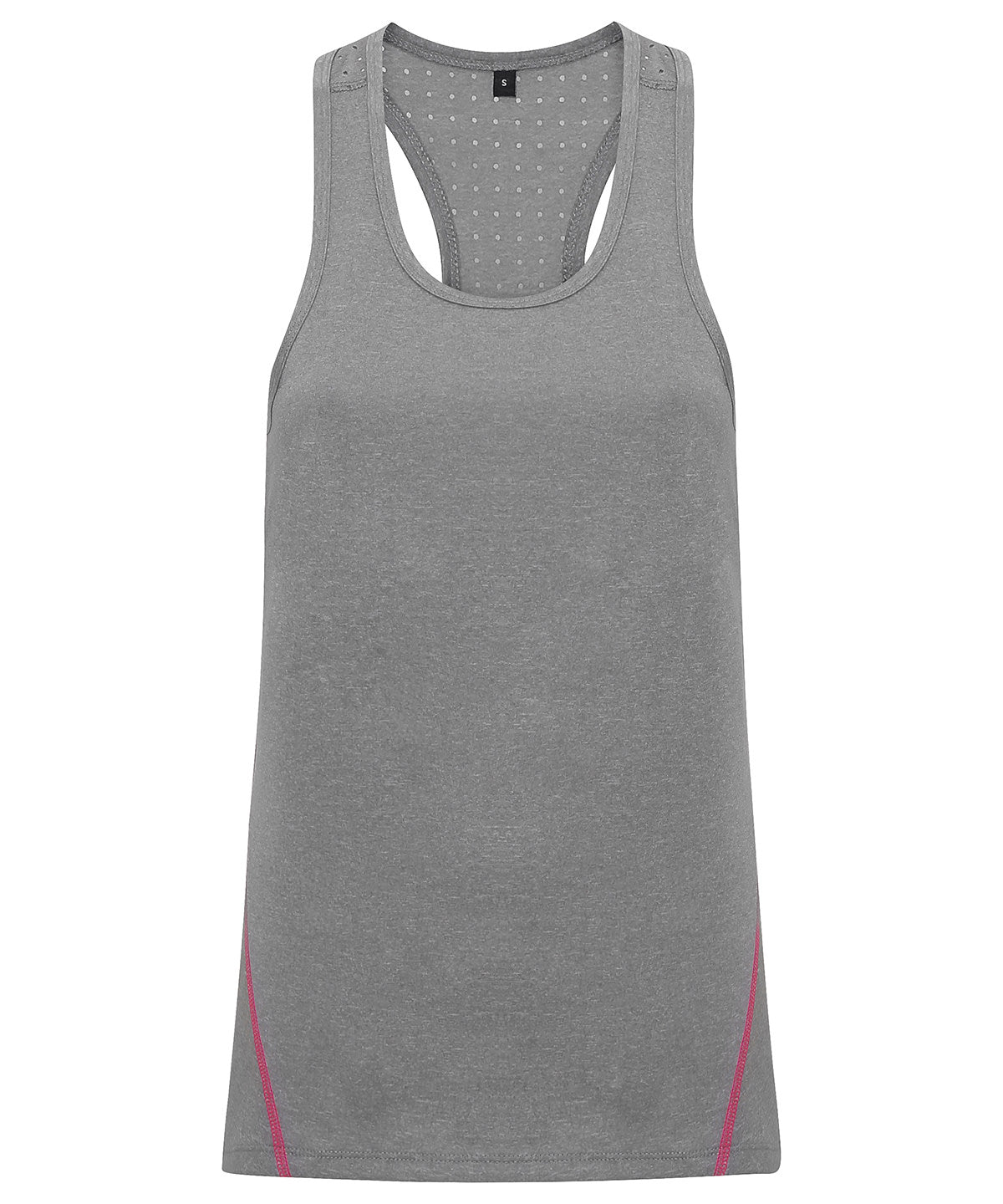 Vests - Linne med laser-cut detaljer – dam Silver Melange