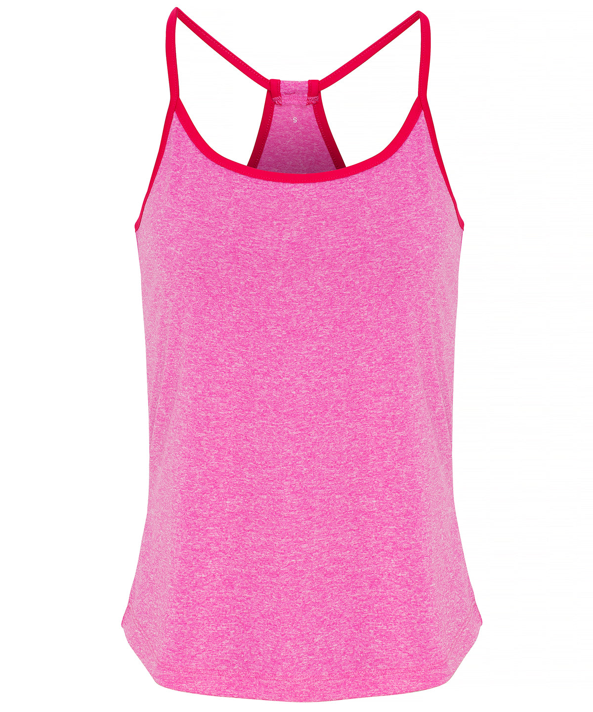 Vests - TriDri Yoga Linne för Damer Pink Melange Hot Pink