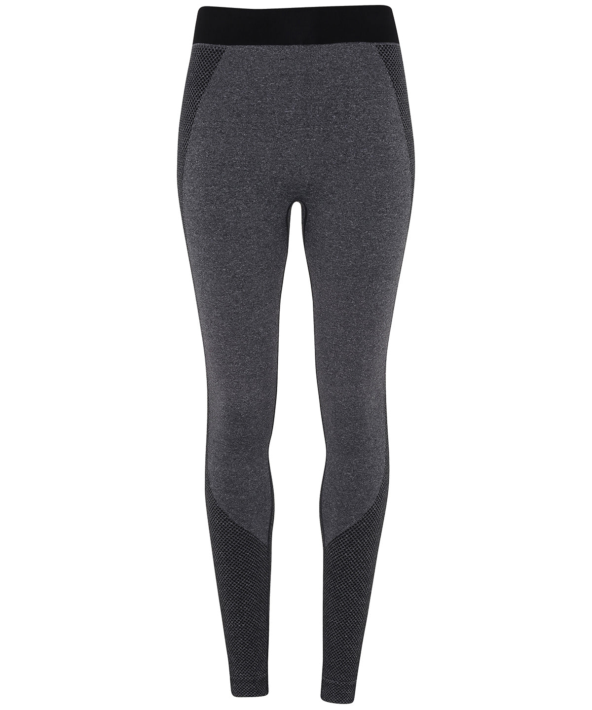 Leggings - TriDri® Sömlösa '3D Passform' Multi-Sport Sculpt Leggings för Damer Black Melange