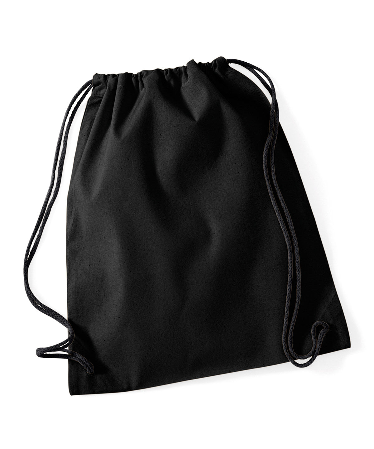 Bags - Naturlig gymsäck med dragsko Black Black One size