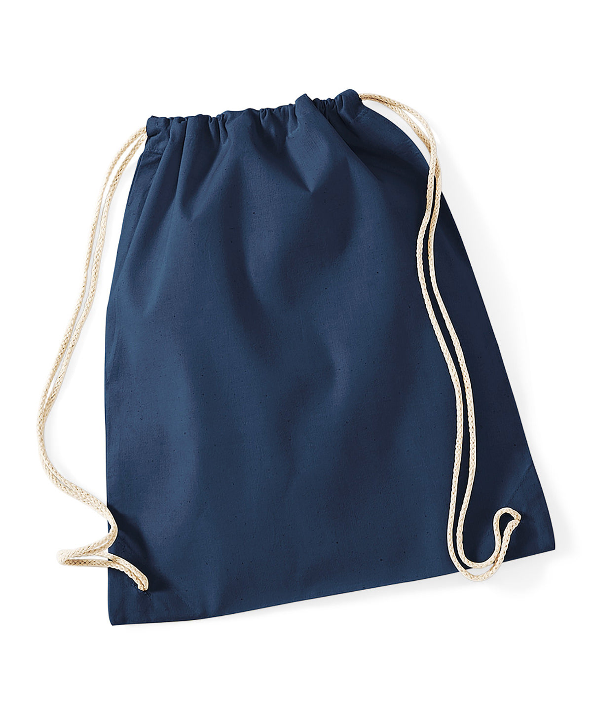 Bags - Naturlig gymsäck med dragsko French Navy One size