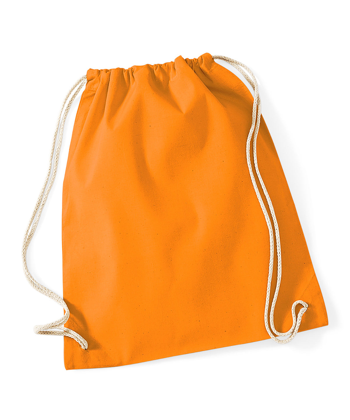 Bags - Naturlig gymsäck med dragsko Orange One size