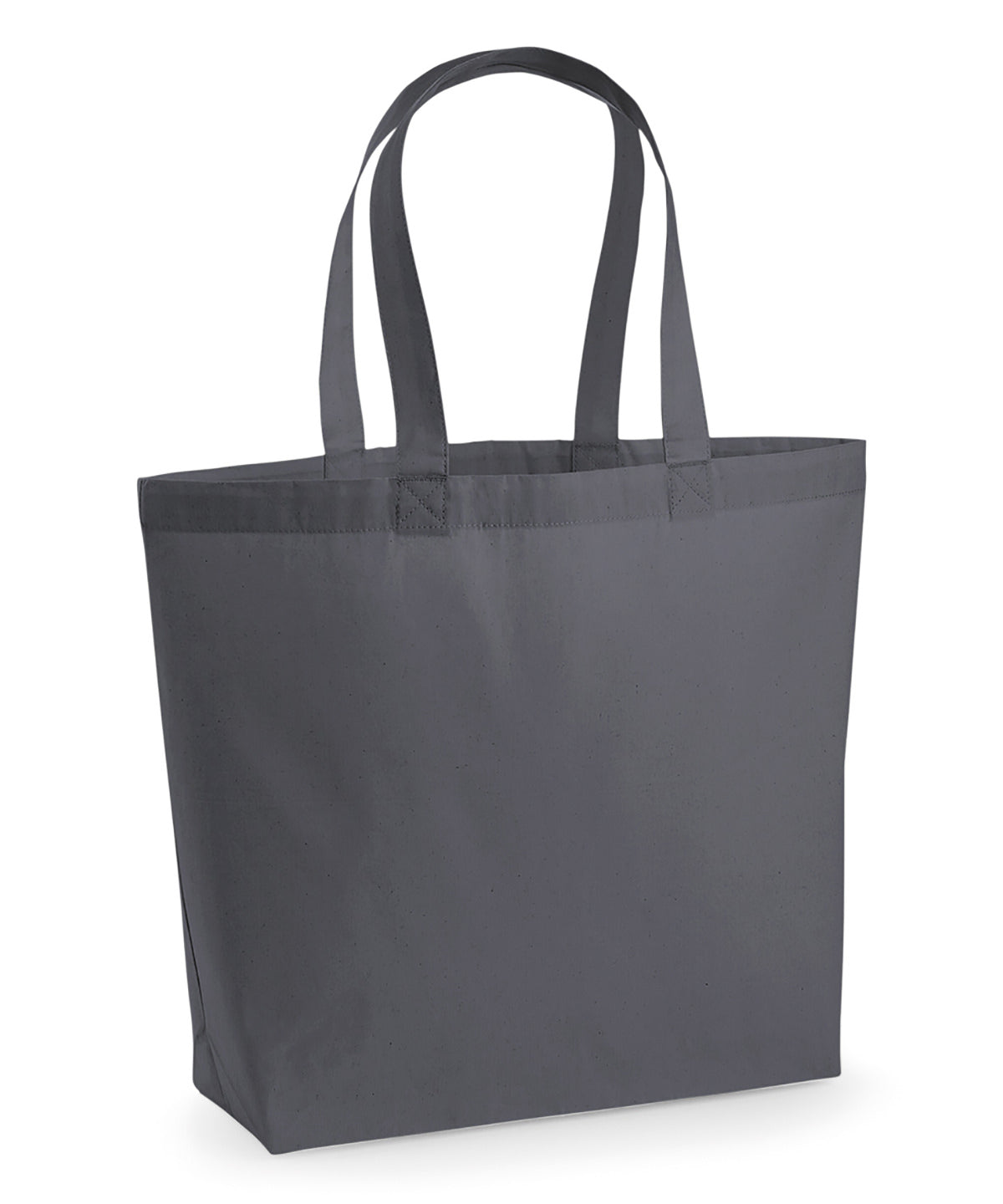 Bags - Hållbar och Rymlig Tygväska i Premium Bomull Graphite Grey One size