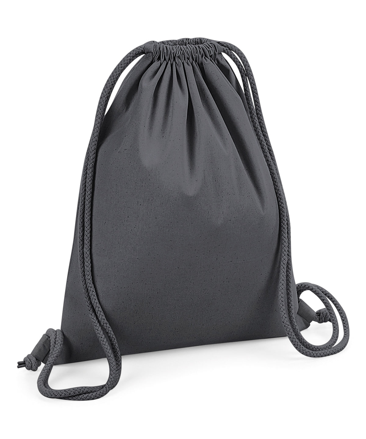 Bags - Mångsidig Gymsäck i Ekologisk Bomull Graphite Grey One size