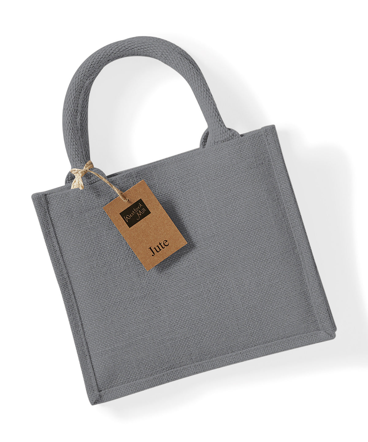 Bags - Hållbar Juteväska med Bomullshandtag Graphite Grey Graphite Grey One size