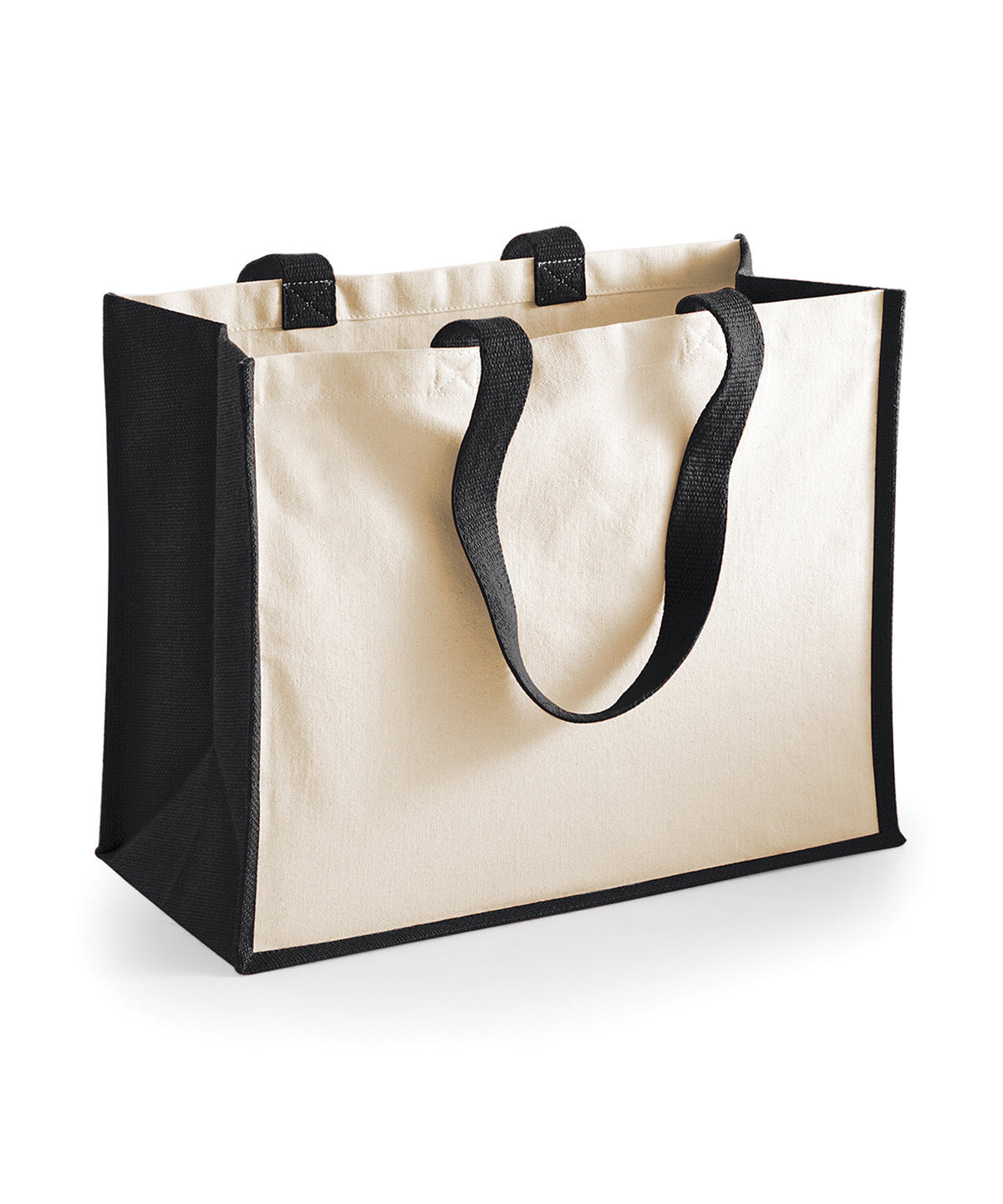 Bags - Hållbar och Praktisk Väska med Canvas Sidopaneler Black One size