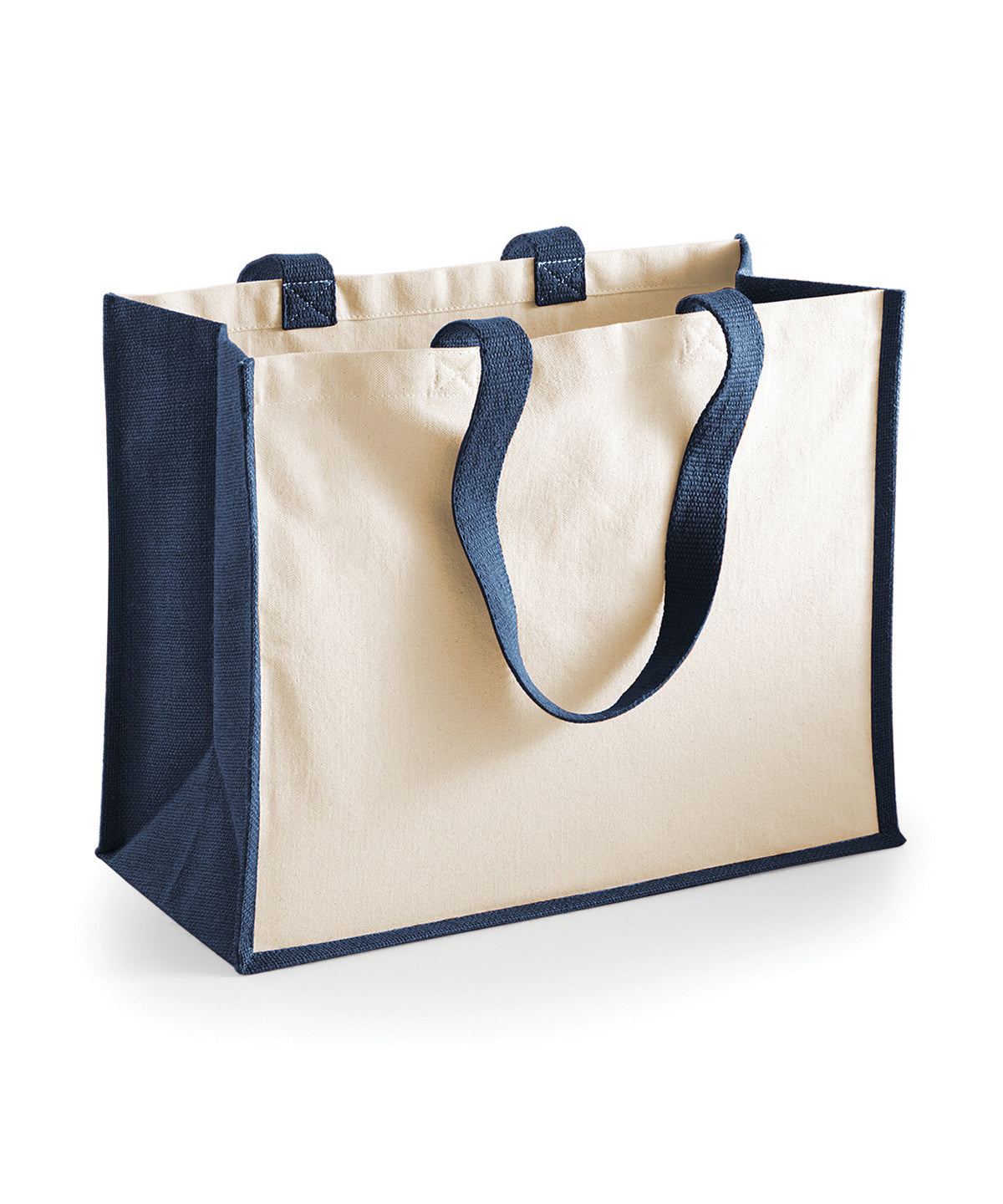 Bags - Hållbar och Praktisk Väska med Canvas Sidopaneler Navy One size