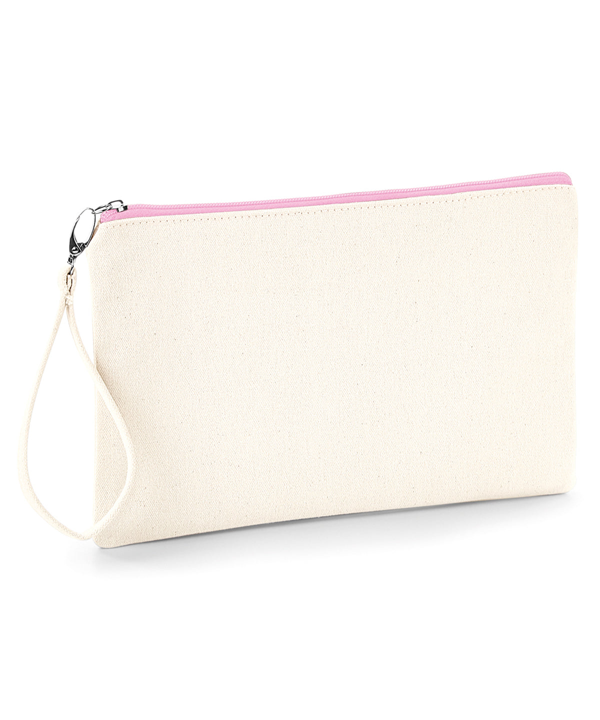 Bags - Canvas Handledsväska Natural Pink One size