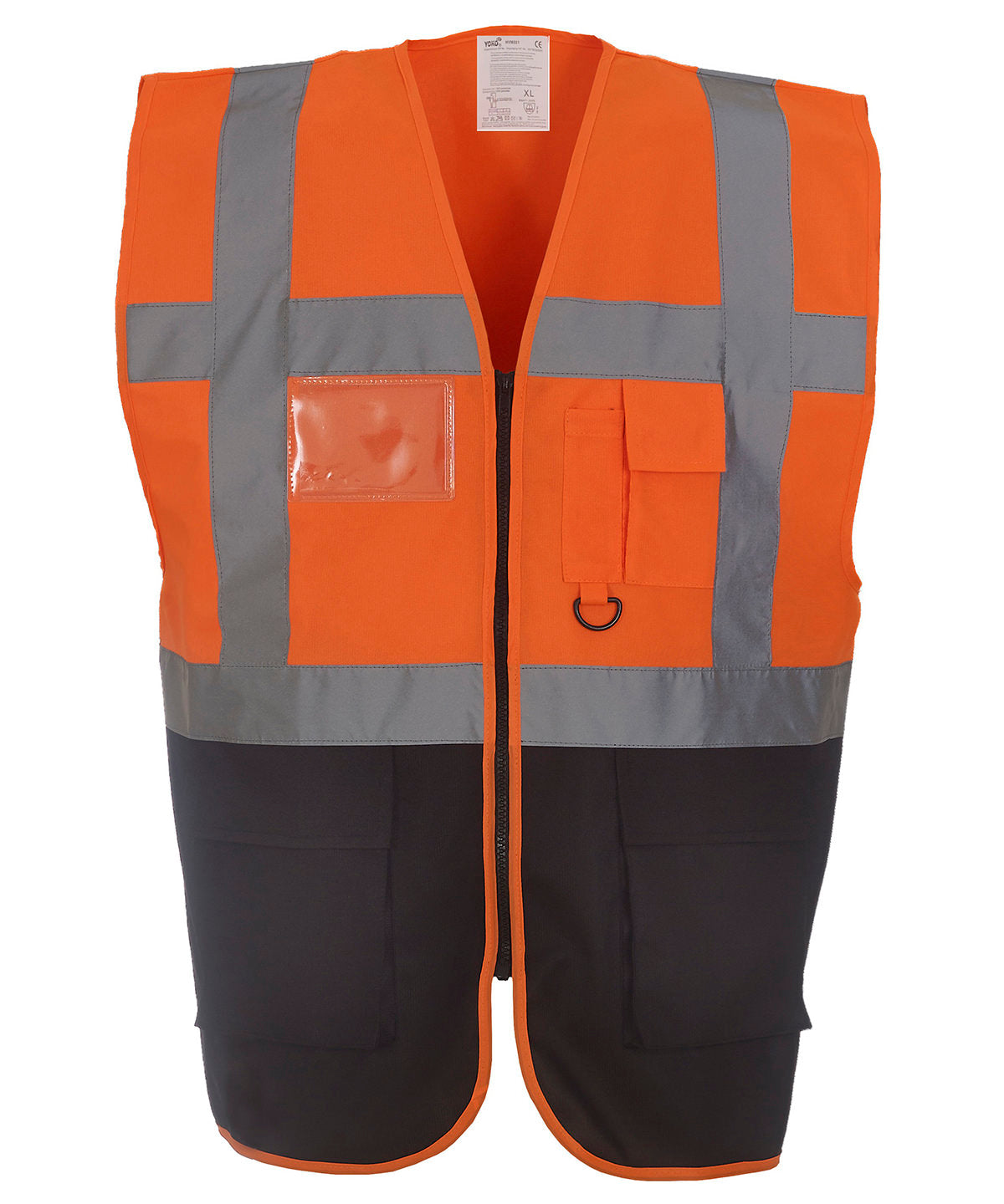 Safety Vests - Multifunktionellt Executive-linne för alla dina behov Orange Black