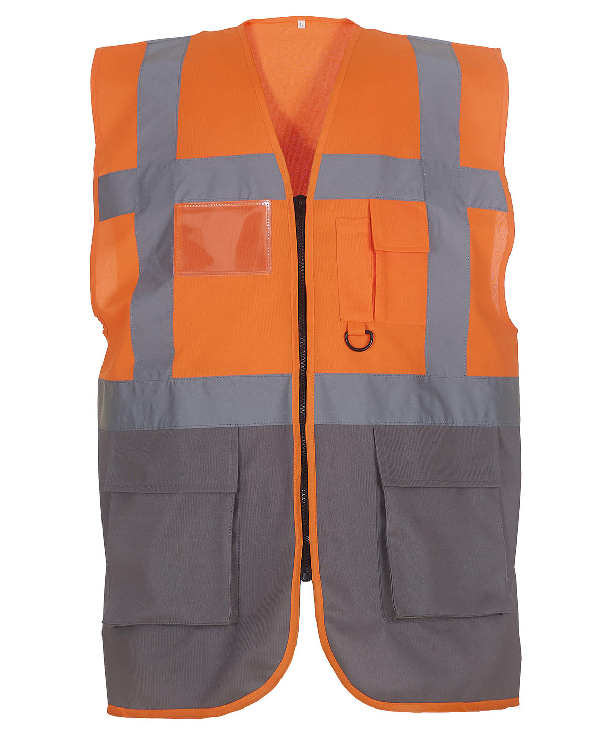 Safety Vests - Multifunktionellt Executive-linne för alla dina behov Orange Grey