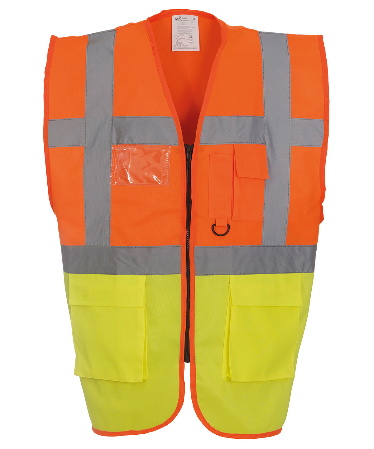 Safety Vests - Multifunktionellt Executive-linne för alla dina behov Orange Yellow