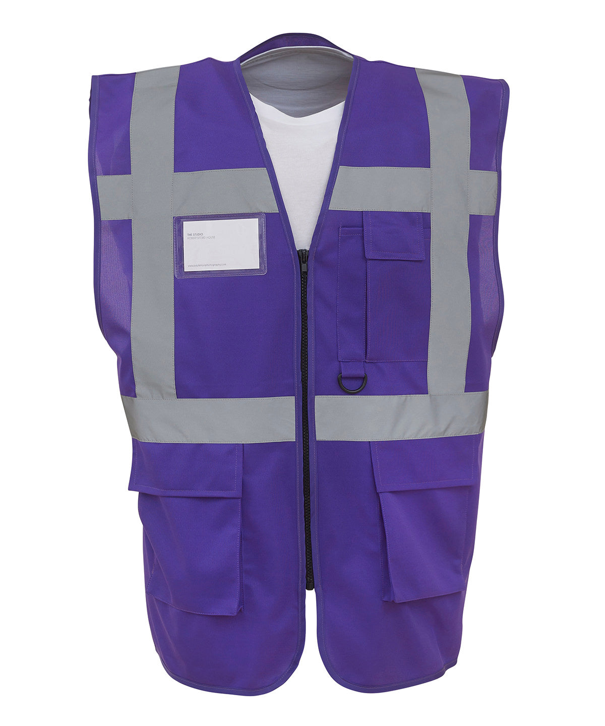 Safety Vests - Multifunktionellt Executive-linne för alla dina behov Purple