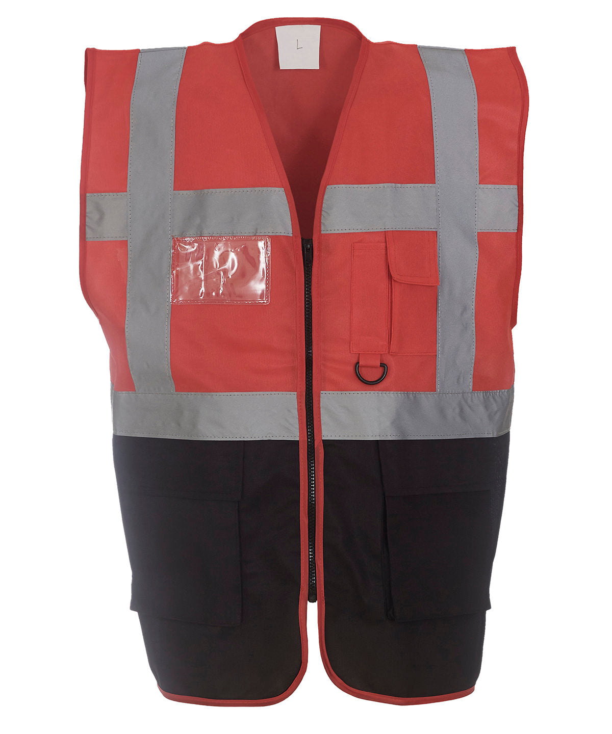 Safety Vests - Multifunktionellt Executive-linne för alla dina behov Red Black S
