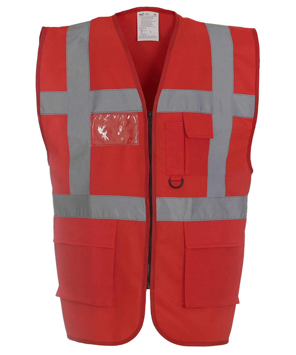 Safety Vests - Multifunktionellt Executive-linne för alla dina behov Red S