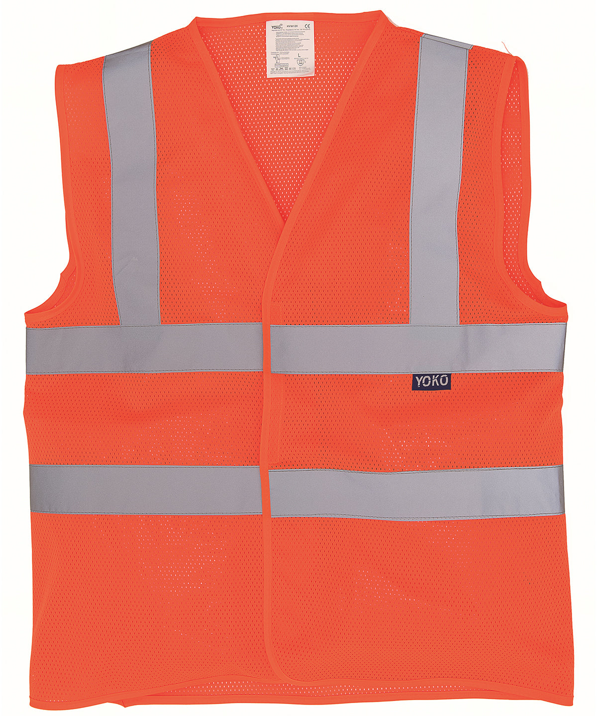 Safety Vests - Lätt och Andningsbart Linne för Varma Arbetsmiljöer Orange