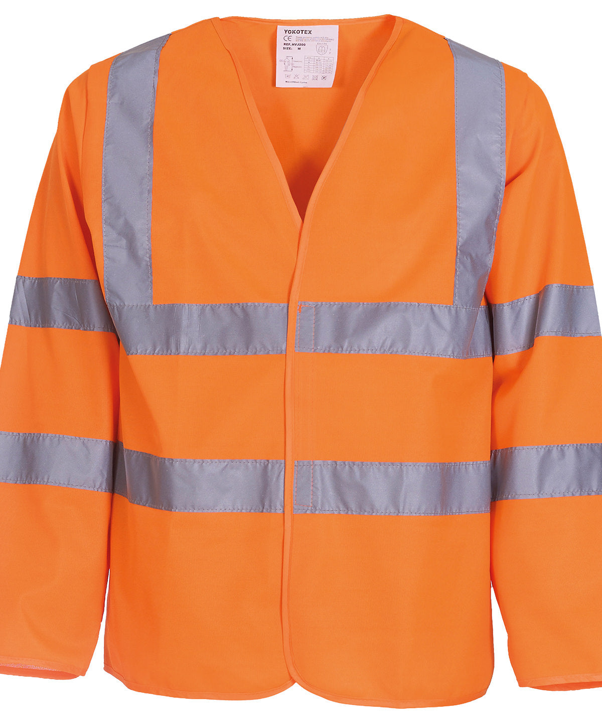 Safety Vests - Långärmad linne med två band och hängslen Orange