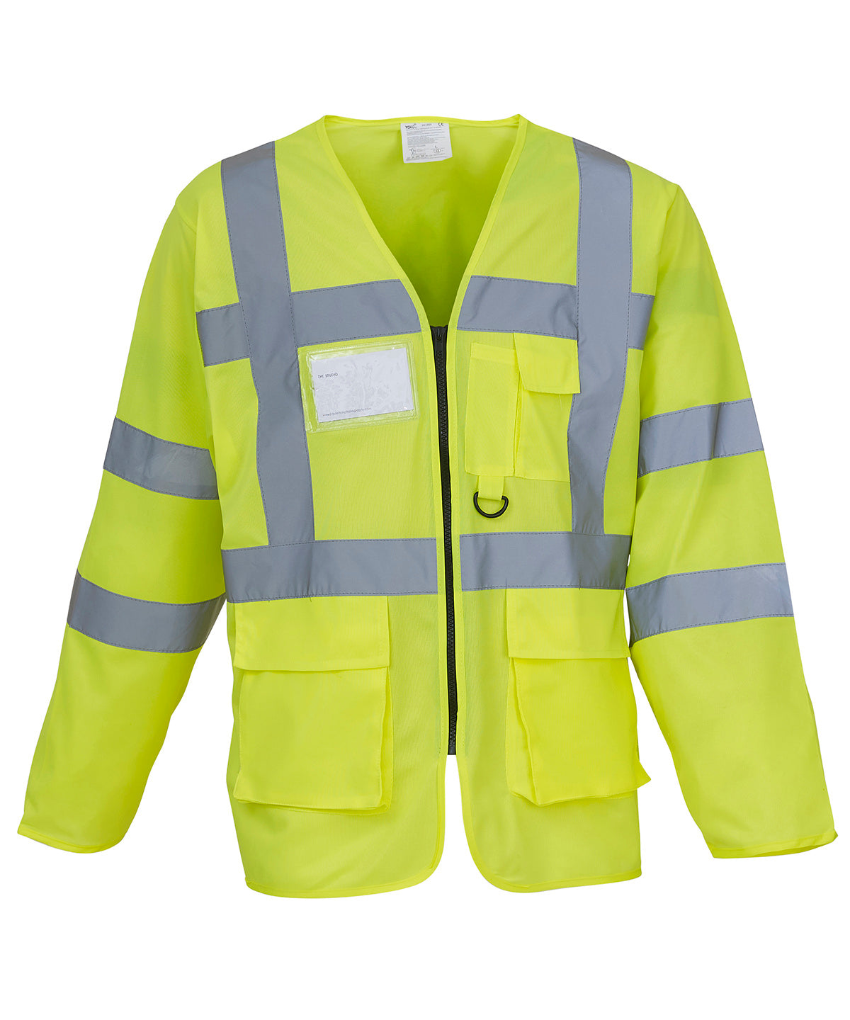 Safety Vests - Hög Synlighet Damlinne med Långa Ärmar Yellow