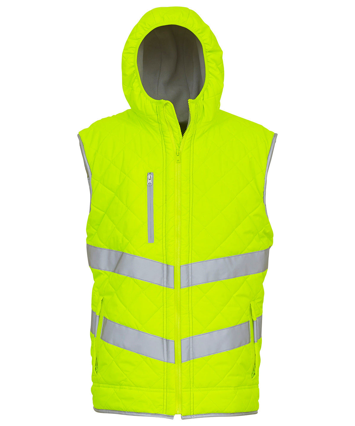 Gilets & Body Warmers - Smart och Bekvämt Hi-Vis Linne för Arbete och Fritid Yellow