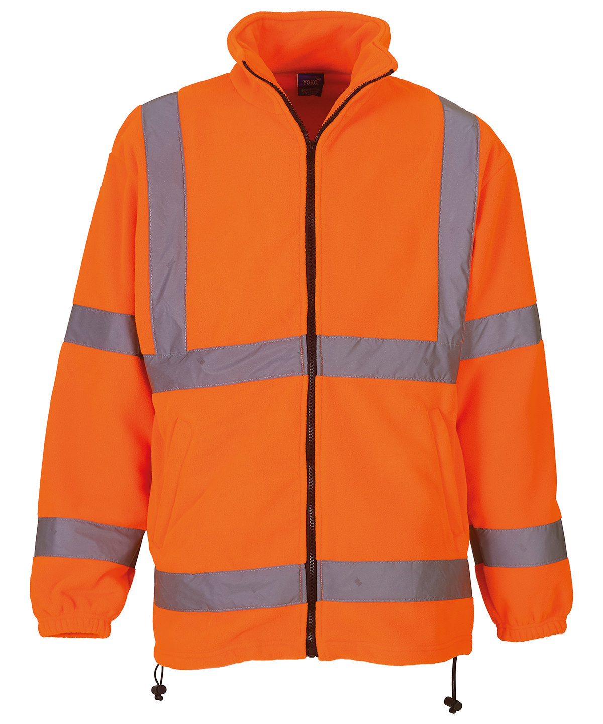 Fleece - Tung Fleecejacka med Reflekterande Detaljer Orange