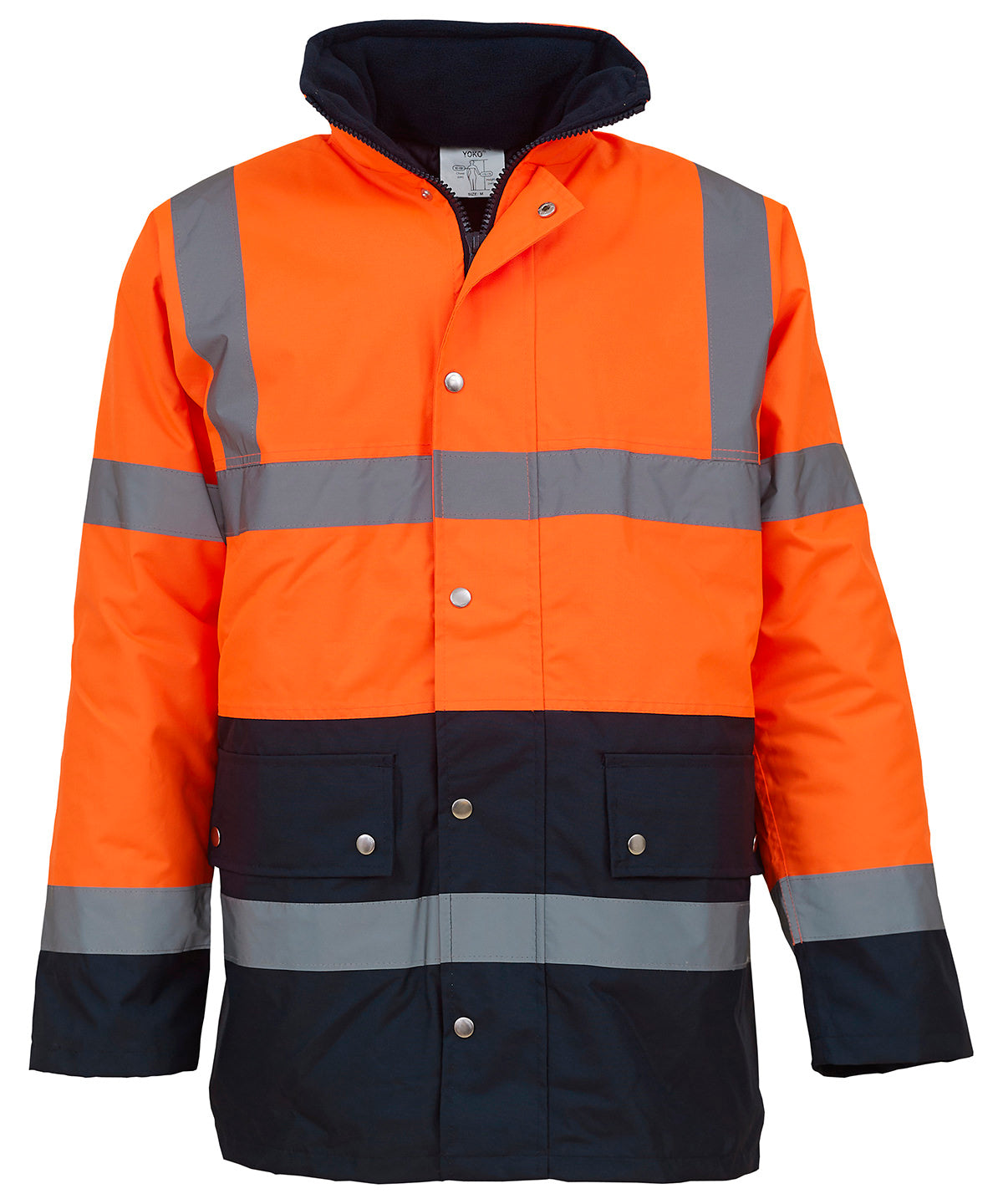 Jackets - Smart och Praktisk Motorvägsjacka för Alla Väder Orange Navy