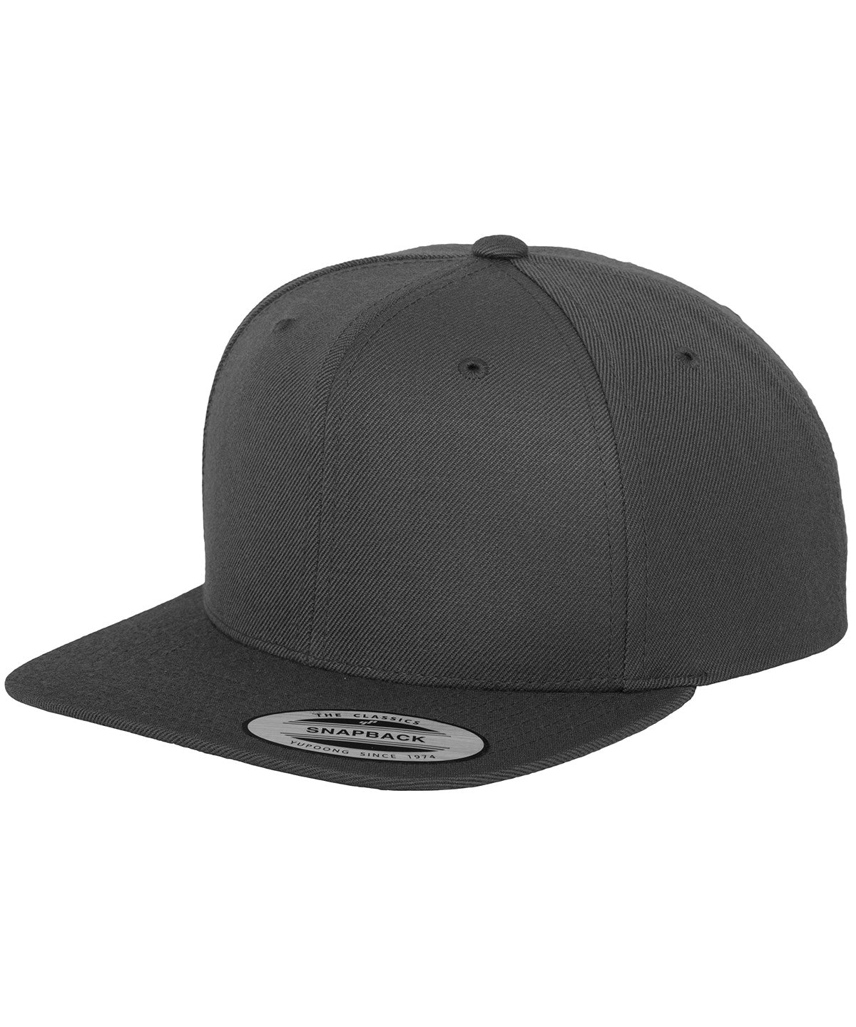 Caps - Klassisk Snapback Dark Grey One size