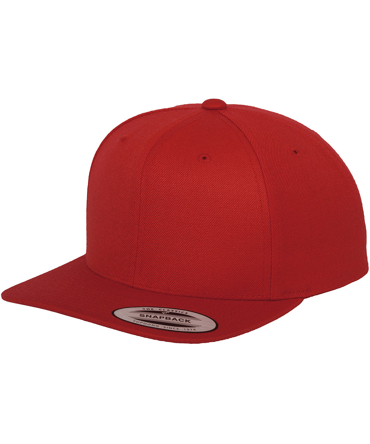 Caps - Klassisk Snapback Red One size