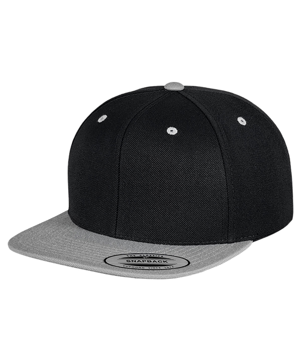 Caps - Snapback med unik designerstil Black Silver One size