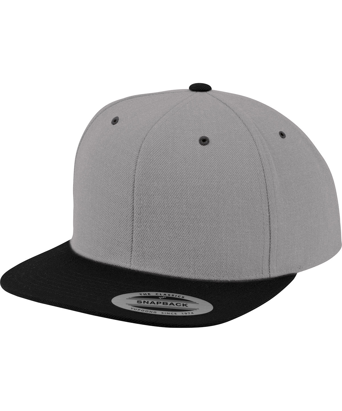 Caps - Snapback med unik designerstil Heather Black One size