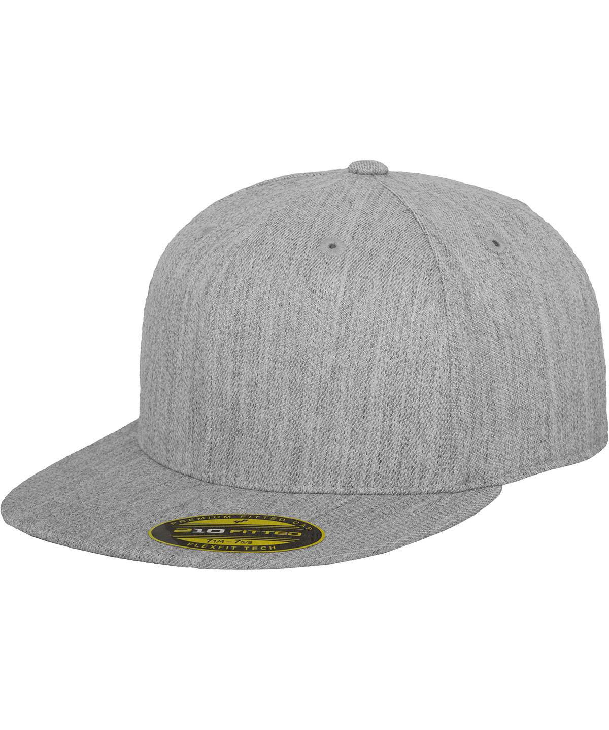 Caps - Premium 210 Fitted Cap Heather Grey