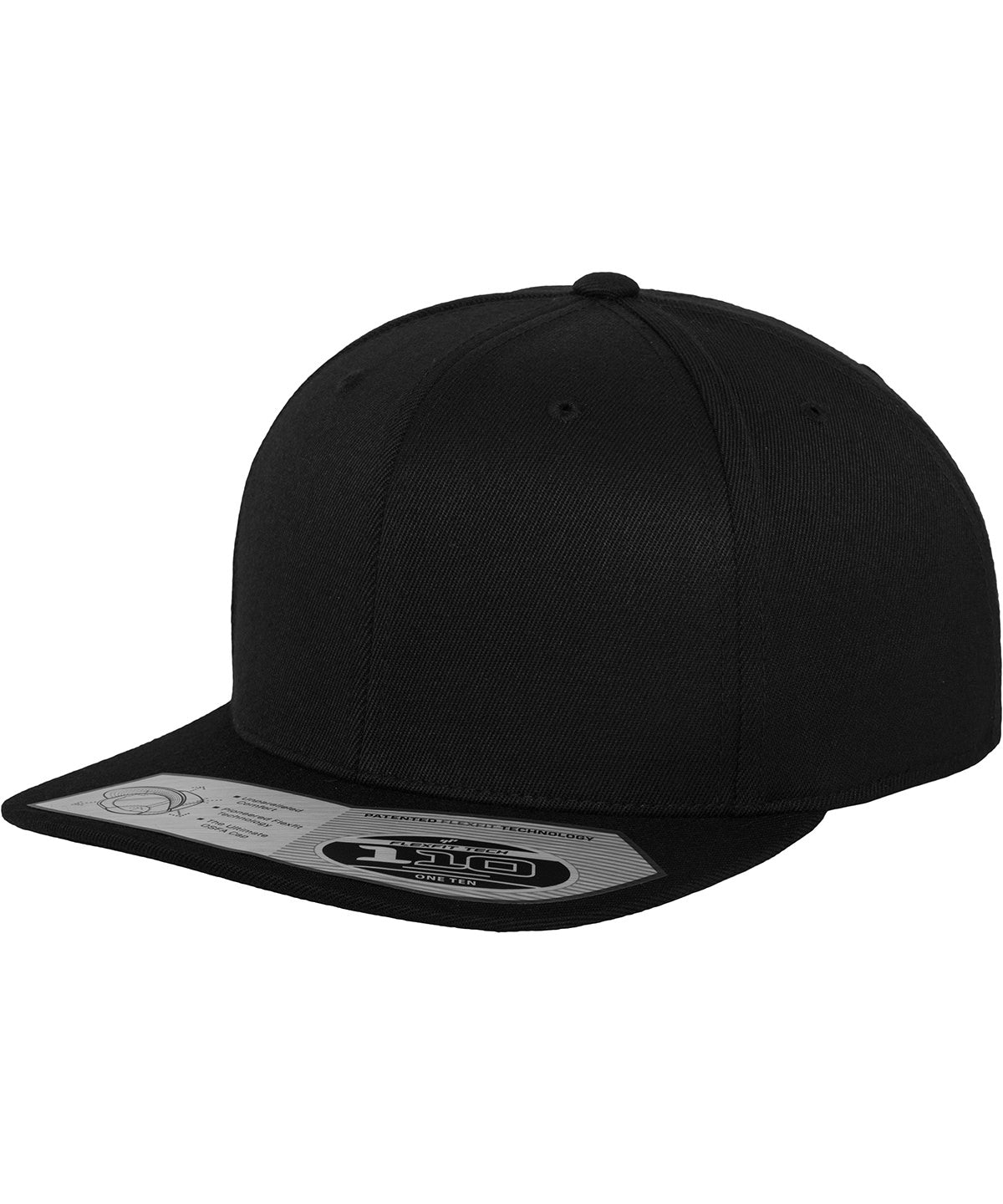 Caps - Fitted snapback keps med komfort Black One size