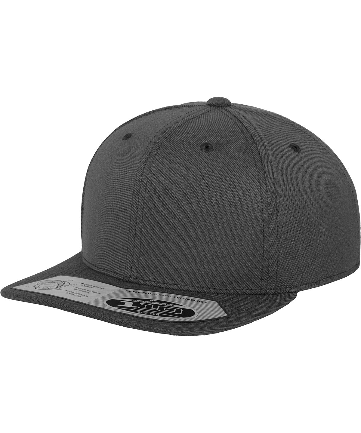 Caps - Fitted snapback keps med komfort Dark Grey One size