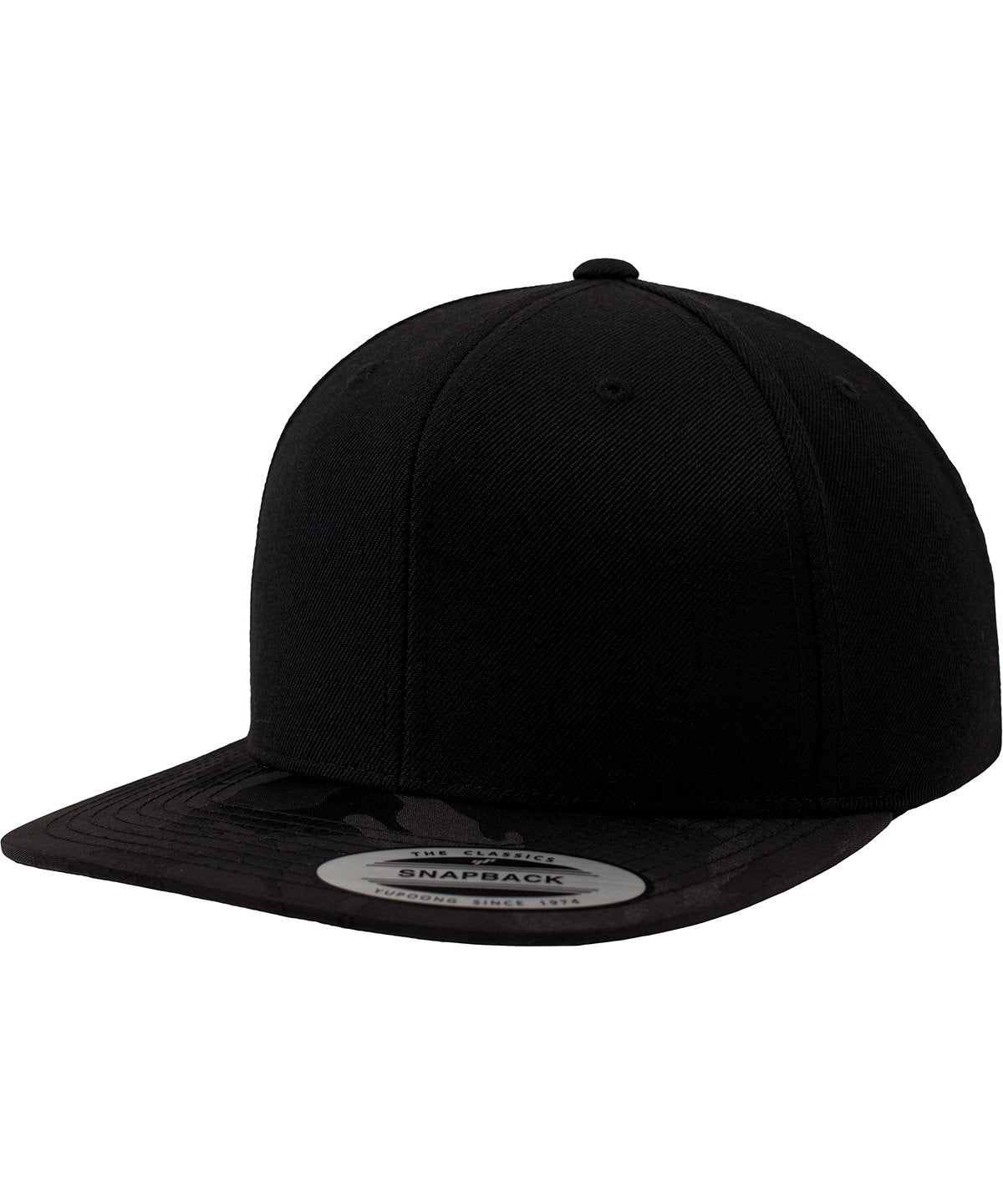 Caps - Camo Visor Snapback Black Camo One size