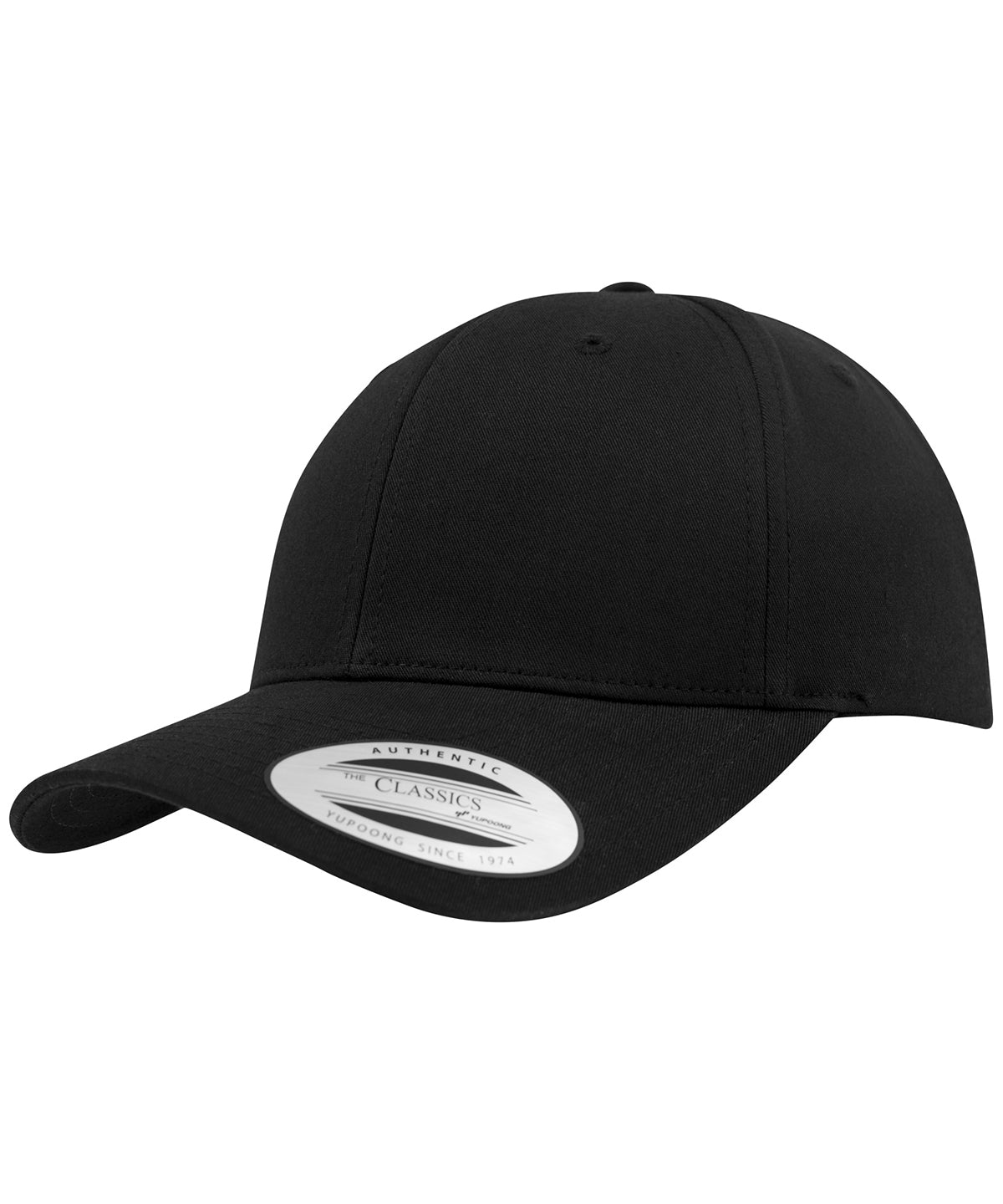 Caps - Kurvad Klassisk Snapback Black One size