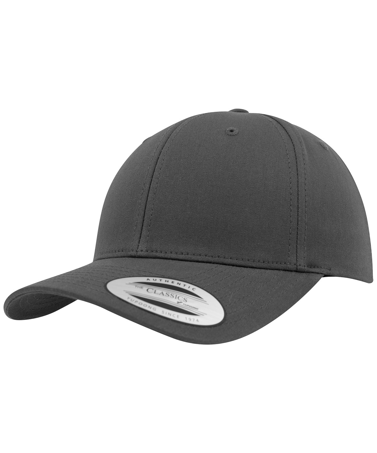 Caps - Kurvad Klassisk Snapback Charcoal One size