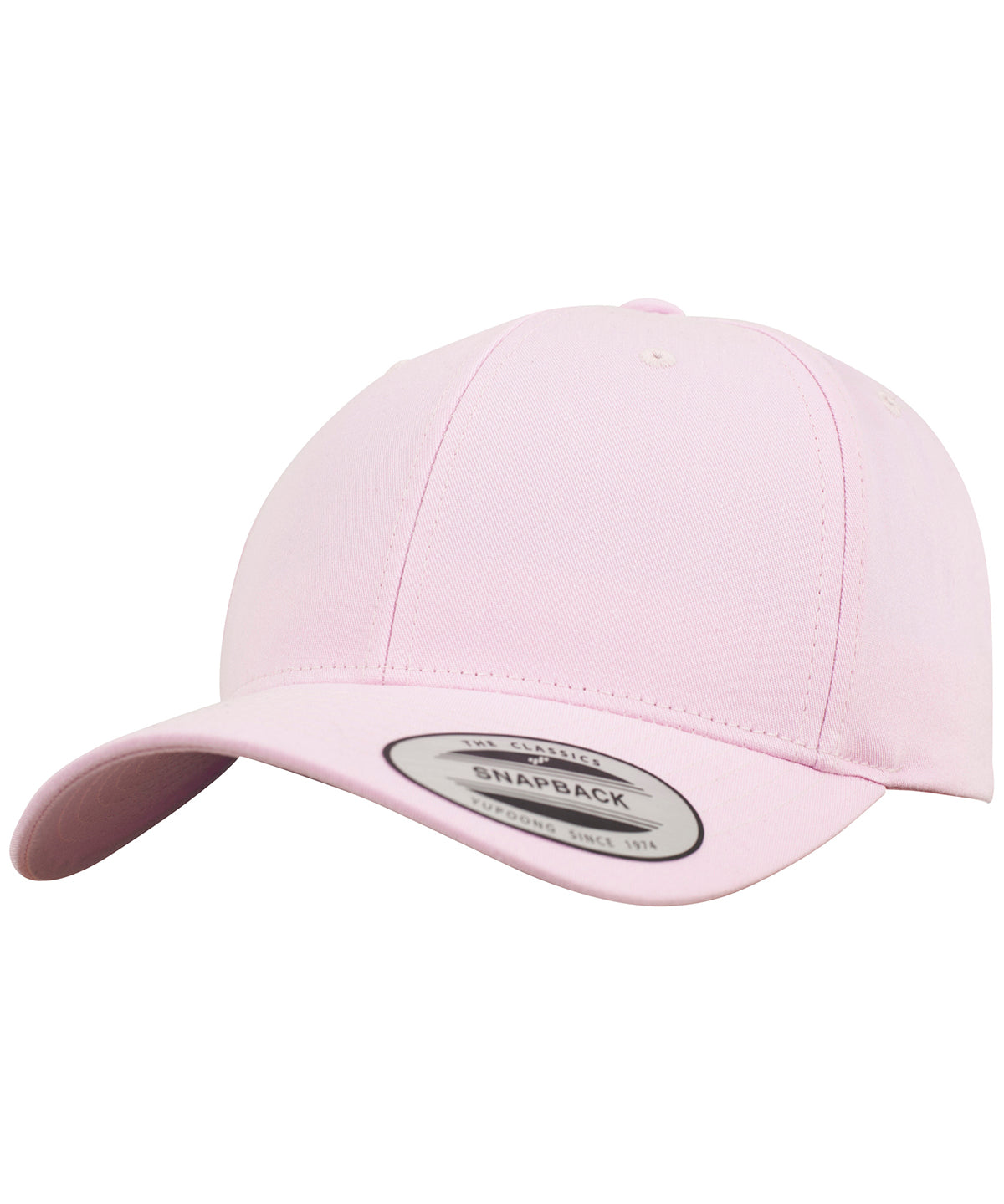 Caps - Kurvad Klassisk Snapback Pink One size