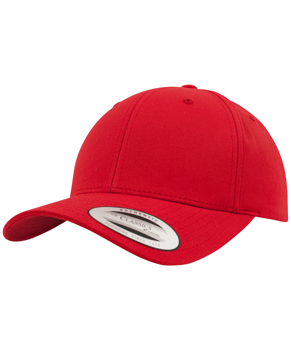 Caps - Kurvad Klassisk Snapback Red One size