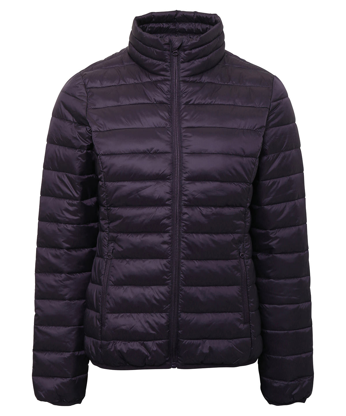 Jackets - Elegant och Funktionell Damjacka med Vaddering Aubergine