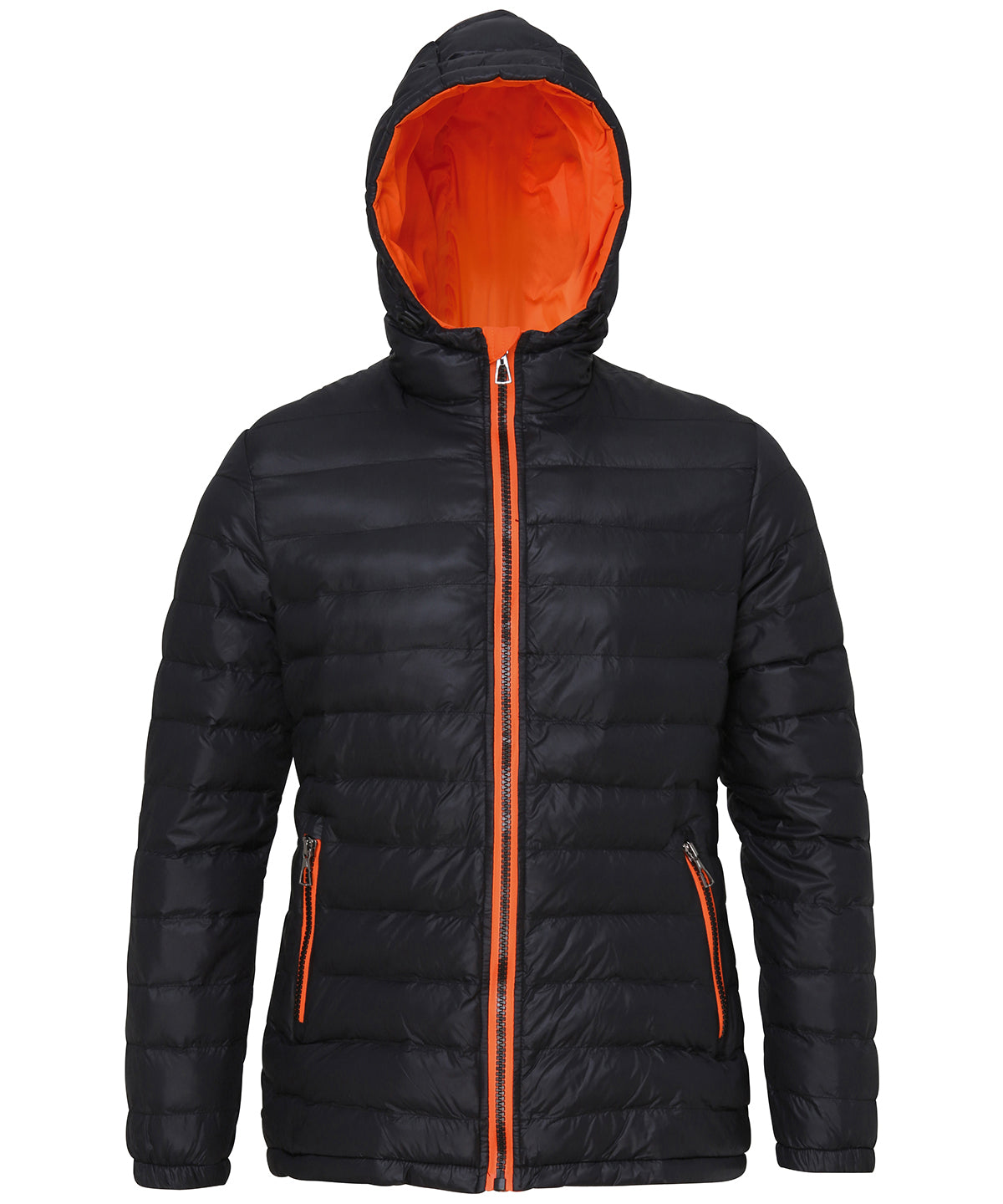 Jackets - TS16F Vadderad Damjacka Black Orange