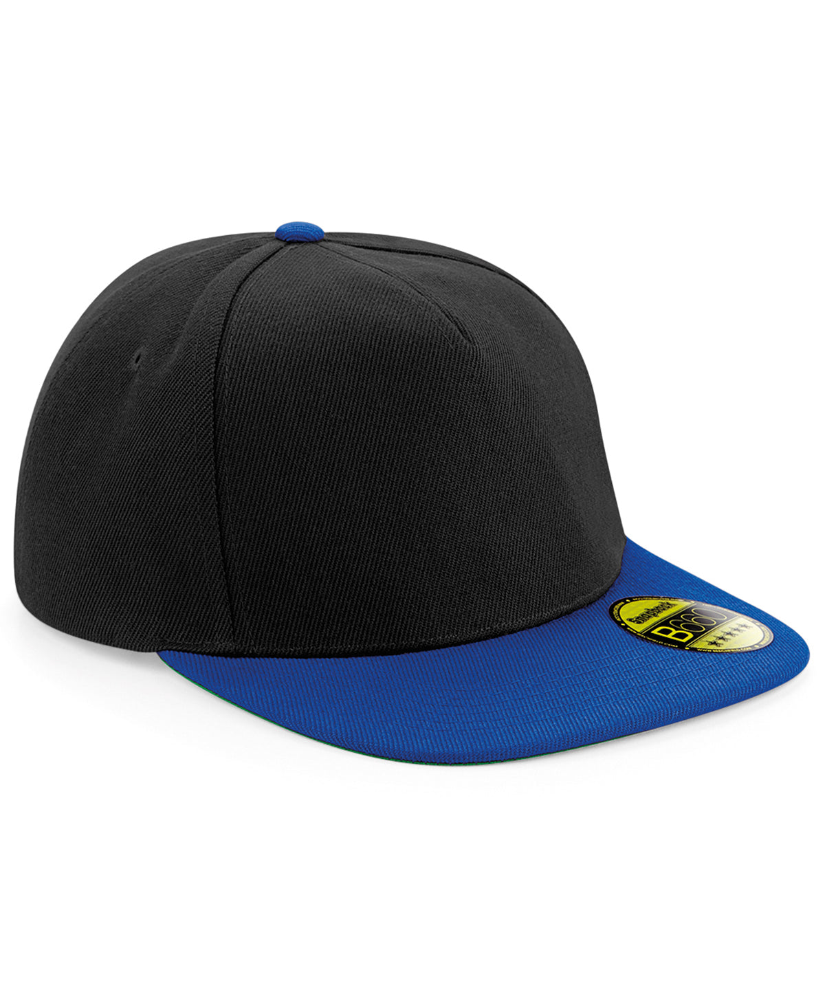 Caps - Platt snapback med unik design för en personlig stil Black Bright Royal One size