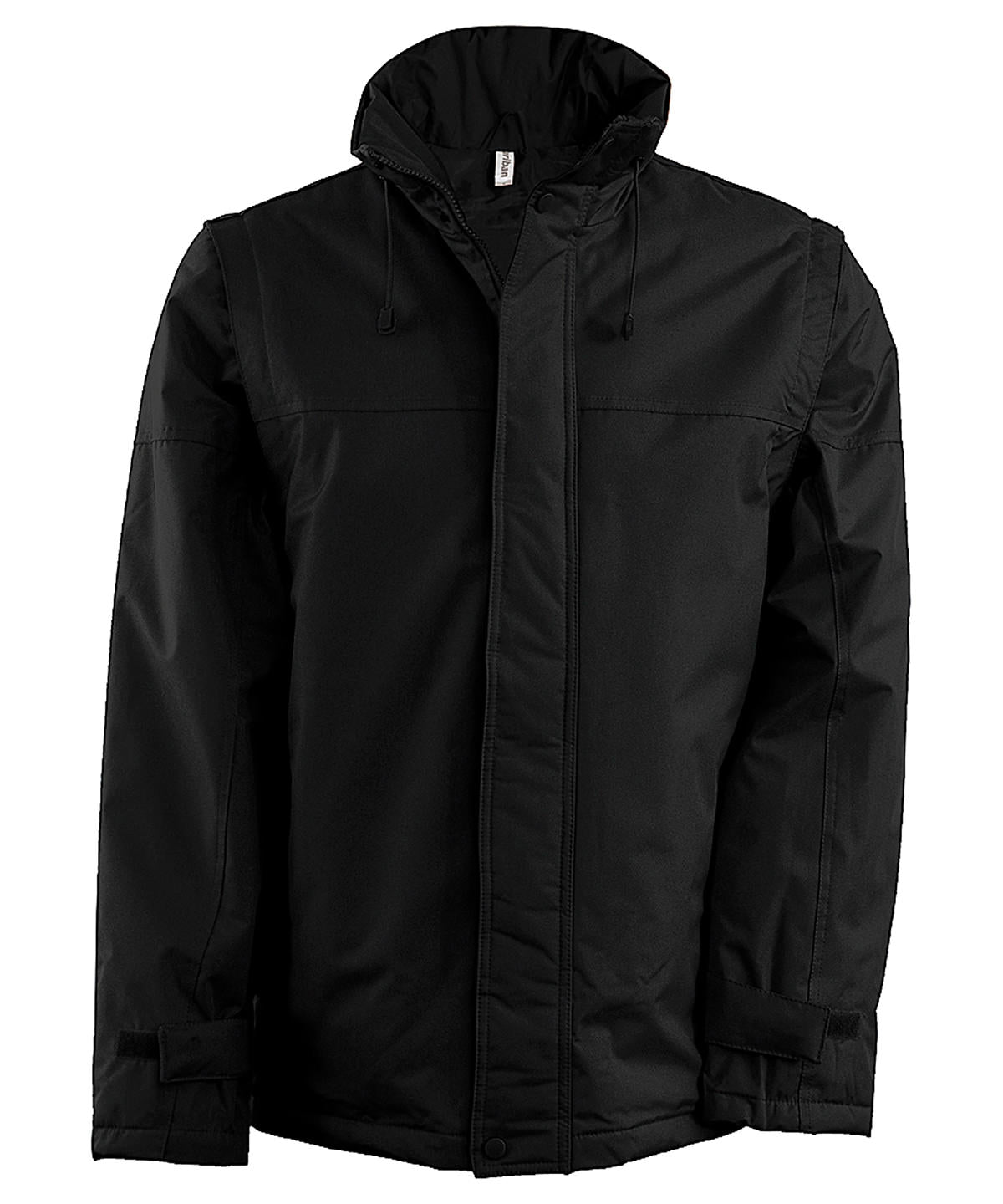 Jackets - Blousonjacka med Avtagbara Ärmar Black Black