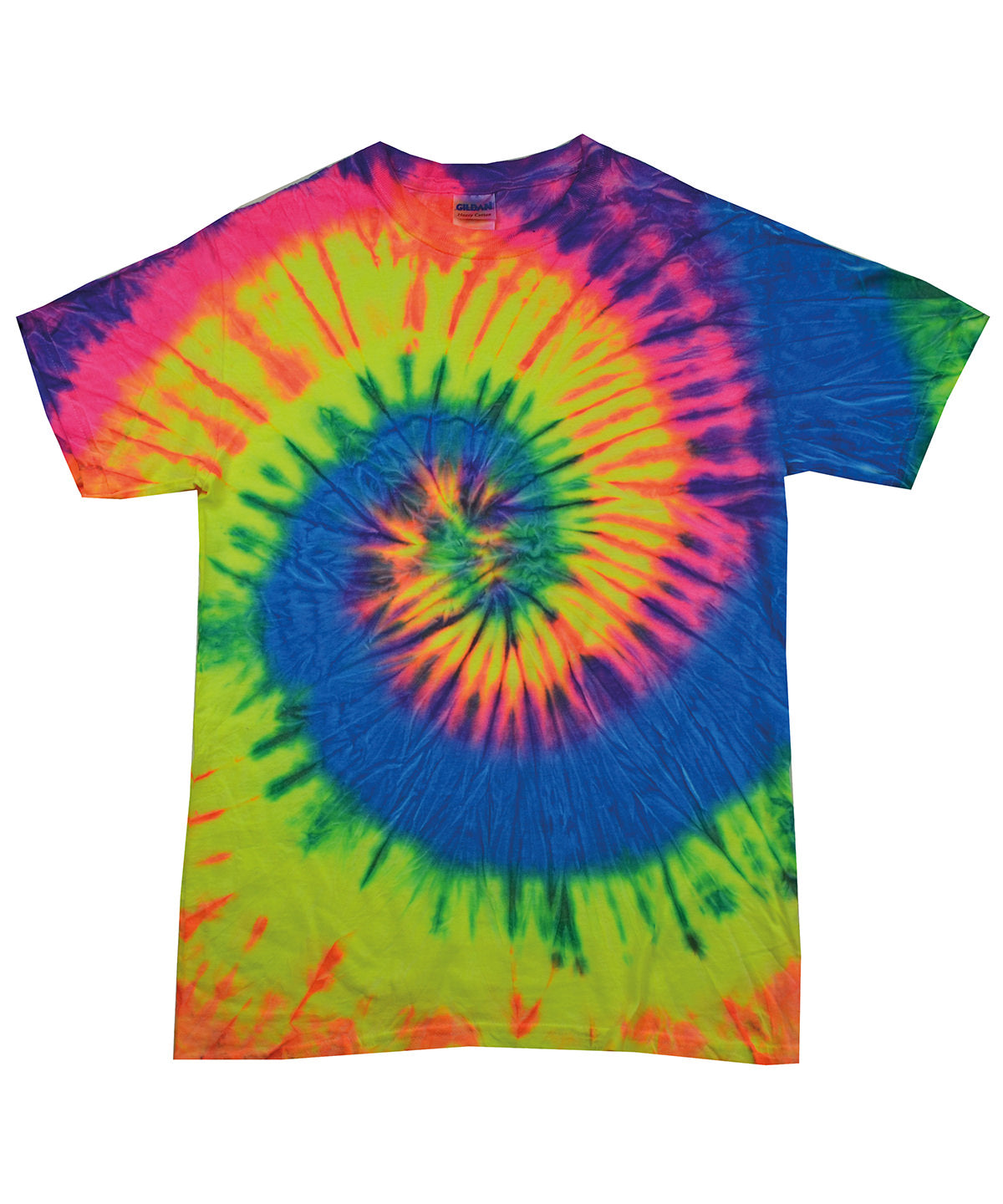 T-Shirts - Unik Tie-Dye T-shirt för Stil och Komfort Neon Rainbow