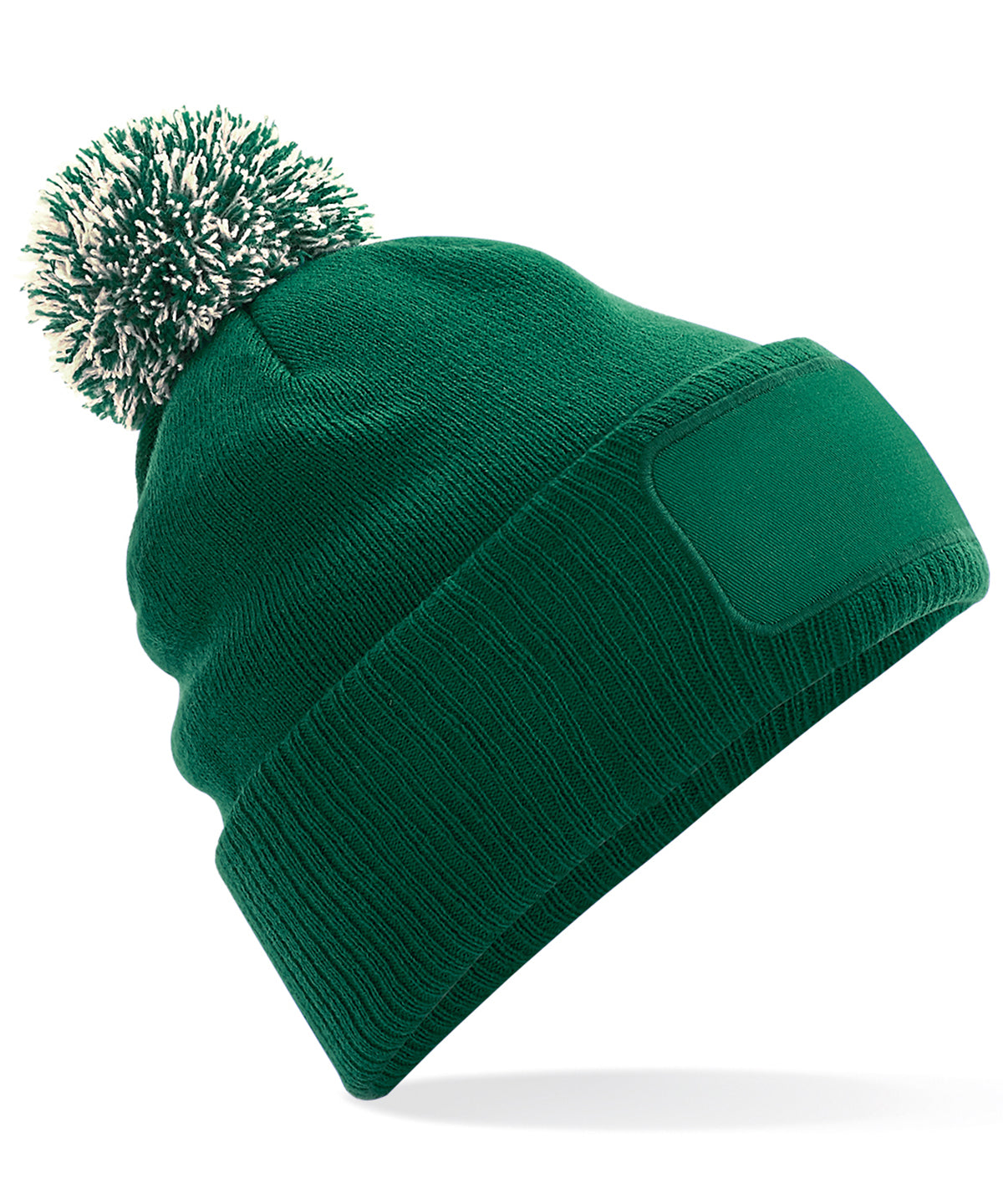 Beanies - Snöstar patch beanie Bottle Green Off White One size