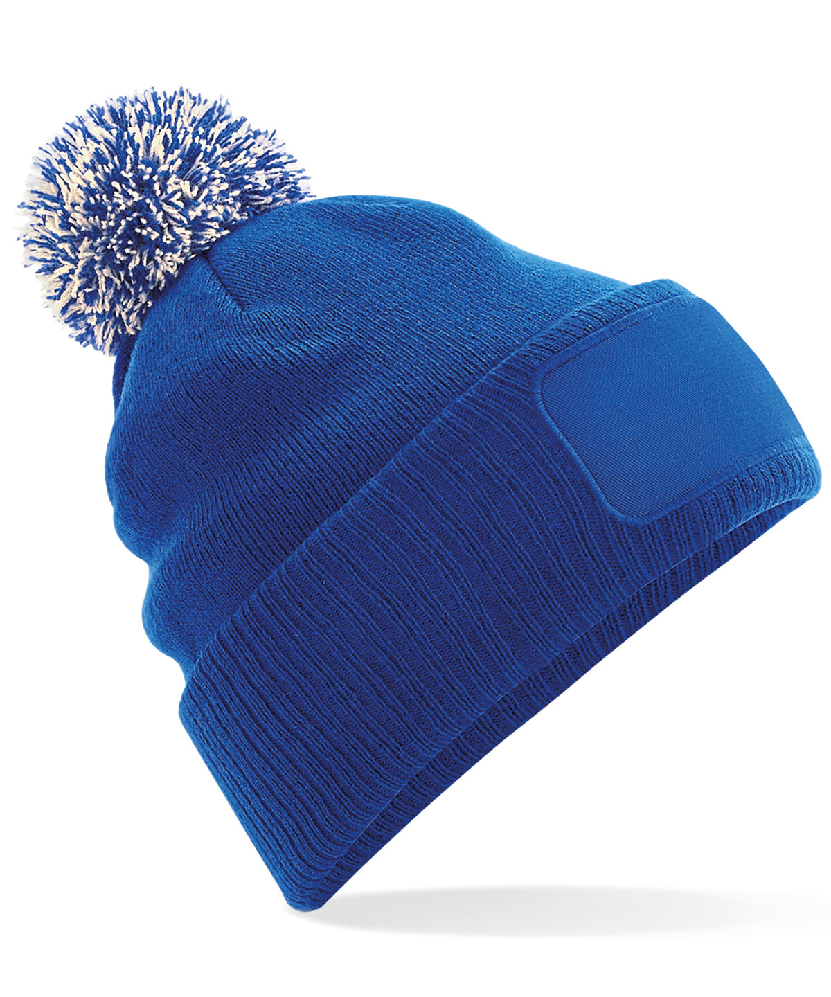 Beanies - Snöstar patch beanie Bright Royal Off White One size