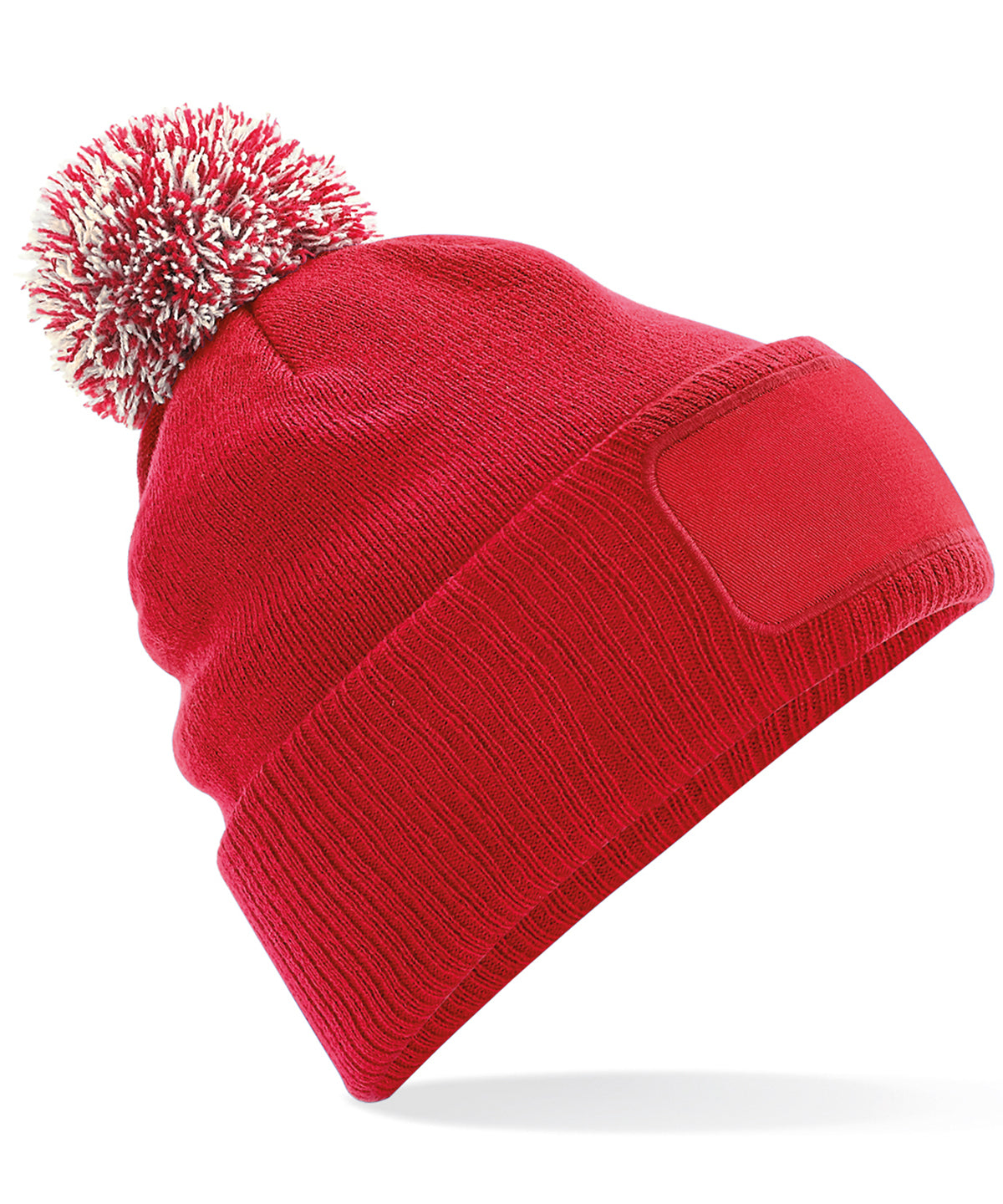 Beanies - Snöstar patch beanie Classic Red Off White One size