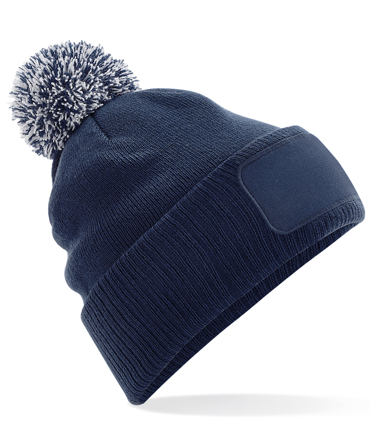 Beanies - Snöstar patch beanie French Navy Light Grey One size